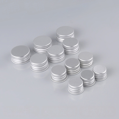 18mm 20mm 24mm Kozmetik Şişe Kapakları Dökülmez Alüminyum Şişe Kapağı
