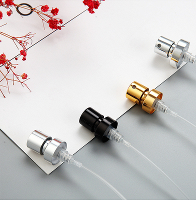 18mm 20mm Atomizer Sprey Alüminyum Sıkma Pompası Altın Gümüş Siyah