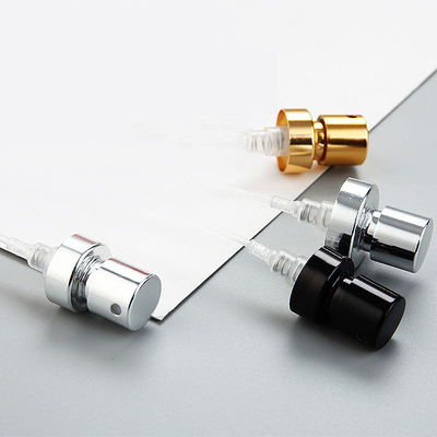18mm 20mm Atomizer Sprey Alüminyum Sıkma Pompası Altın Gümüş Siyah