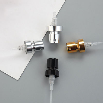 18mm 20mm Atomizer Sprey Alüminyum Sıkma Pompası Altın Gümüş Siyah
