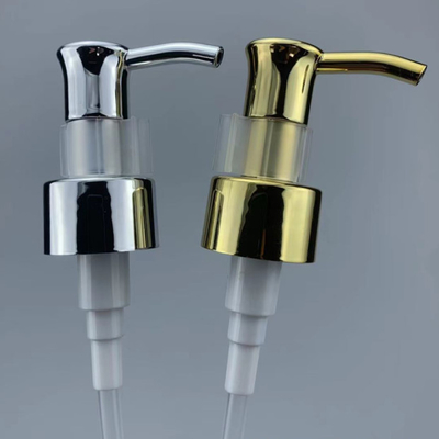 Gümüş Altın 24MM Alüminyum Losyon Pompa Dispenseri Eloksallı