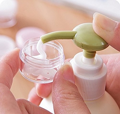 5 Gramlık Plastik Numune Kavanozları Kapaklı Sızdırmazlık
