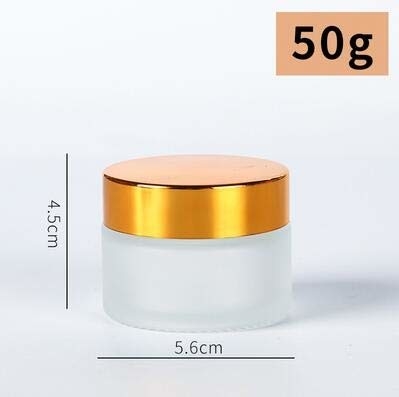Alüminyum Kapaklı 30ml Losyon Buzlu Cam Kavanoz Sızıntı Yok