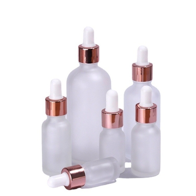 Rose Gold Buzlu Damlalıklı Şişeler 3ml 5ml 10ml 15ml