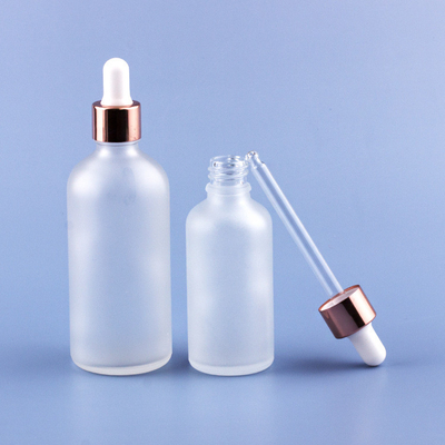 Rose Gold Buzlu Damlalıklı Şişeler 3ml 5ml 10ml 15ml