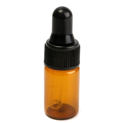 5ml Esansiyel Yağ Şişeleri Kahverengi Küçük Cam Damlalıklı Şişeler