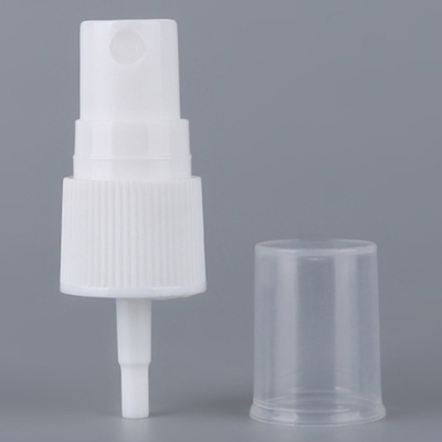 24mm İnce Mist Püskürtücü Beyaz Nervürlü Kozmetik Şişe Pompası