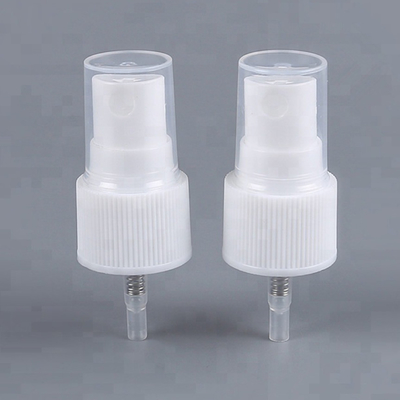 24mm İnce Mist Püskürtücü Beyaz Nervürlü Kozmetik Şişe Pompası