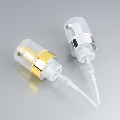 42mm Plastik UV Köpüren Sabun Pompası Değiştirme Altın Gümüş