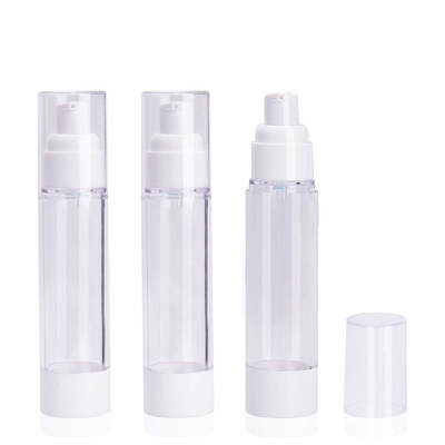 50ml Havasız Pompa Şişeleri Kozmetik Ambalaj Sızıntı Yok
