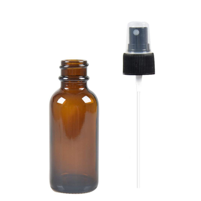 Sıvı İçin 24MM Pompalı 50ml Kahverengi Kozmetik Sprey Şişe Kavanozları