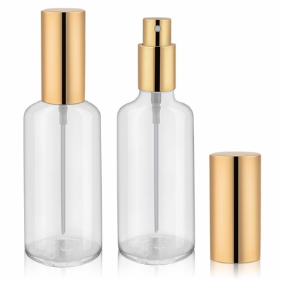Eloksallı Alüminyum İnce Mist Sprey Şişesi 50ml Cam Pompa Dispenseri